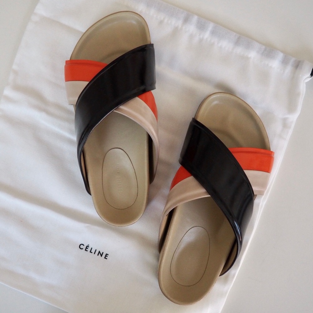 Céline Criss Cross Sandal